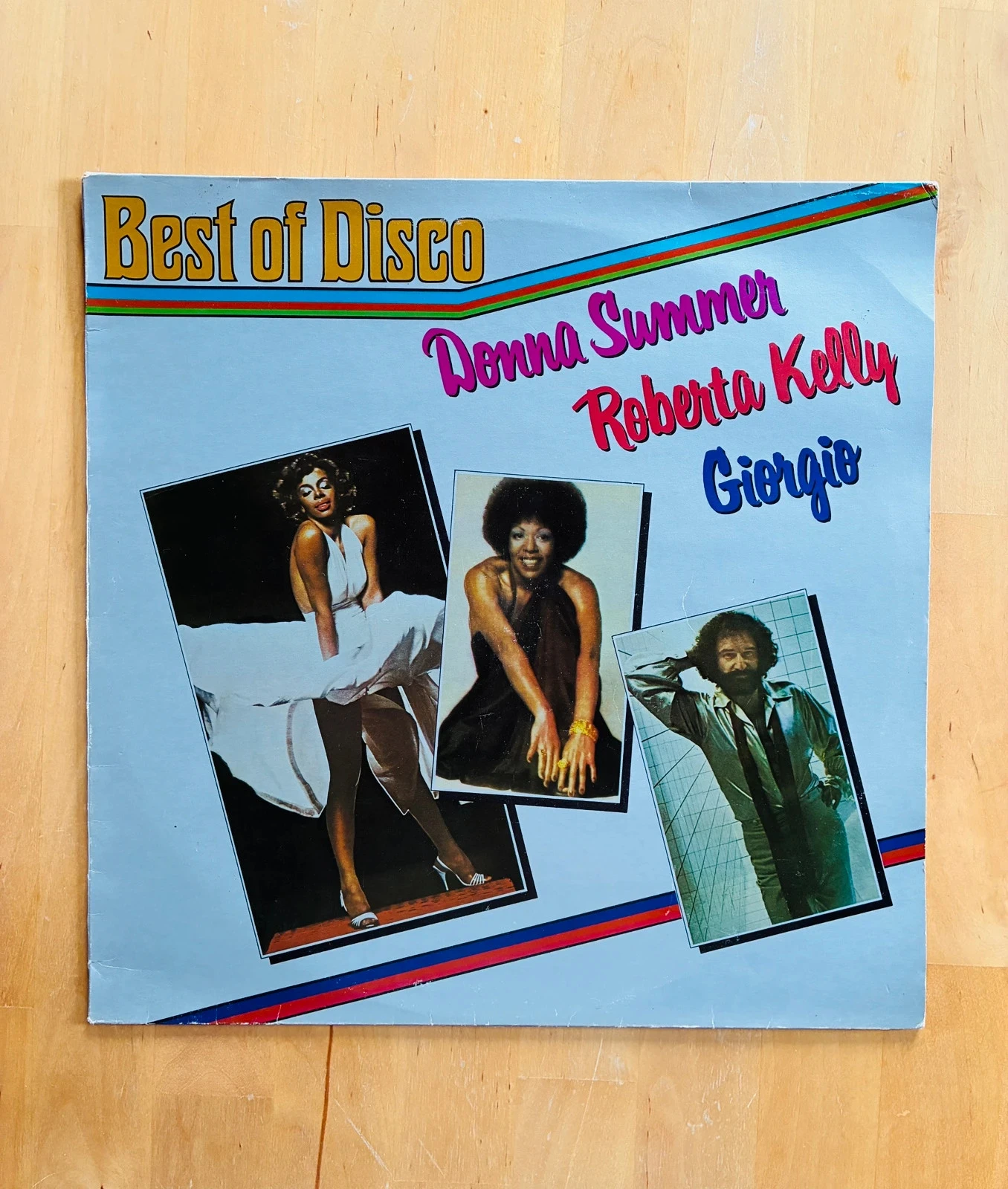 Disque vinyle 33T Best of disco Giorgio Moroder Donna Summer.